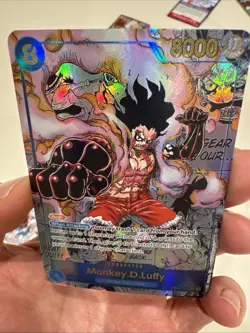 One Piece Monkey D. Luffy English Manga OP11-118 Secret Rare Custom Card Proxy - Image 5