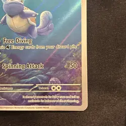 Pokemon Wartortle 171/165 Scarlet & Violet 151 Illustration Rare Card - Image 4