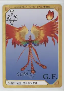 1999 Final Fantasy VIII - Triple Triad Card Game Japanese Phoenix #G-96 - Image 1