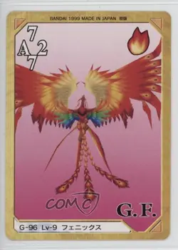 1999 Final Fantasy VIII - Triple Triad Card Game Japanese Phoenix #G-96 - Image 2
