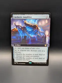 MTG - Aetheric Amplifier - EXTENDED ART - Artifact - DRC #34 - Rare - Image 1
