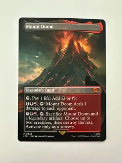 Mount Doom - Borderless NM, English Magic the Gathering MTG - Image 1