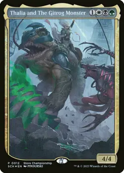 [1x] Thalia and The Gitrog Monster - Foil (Store Championships Promos) Near Mint - Image 1