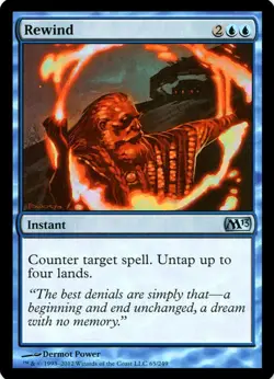 X 1 Rewind NM-M M13 065 MTG Magic The Gathering - Image 1