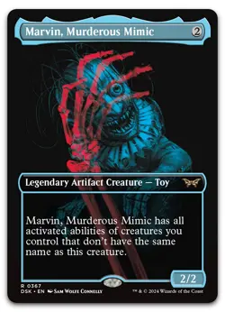 Marvin, Murderous Mimic (Showcase) #367 (LP) Duskmourn DSK Magic MTG - Image 1