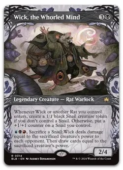 Wick, the Whorled Mind (Showcase) #314 (NM) Bloomburrow BLB Magic MTG - Image 1