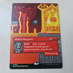 MTG: Secret Lair - Mana Geyser - Rare - NM 1821 FOIL - Image 1