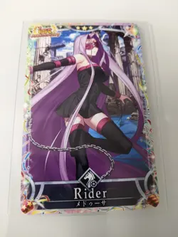 FGO Fate Grand Order Arcade Rider Medusa 1st Ascension 1st Anniv Mint Card - Image 1
