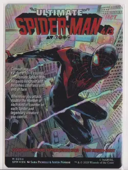 MTG Miles Morales (0234) (Borderless) Marvel's Spider-Man Foil - Image 2