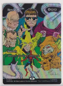 MTG Hex (Borderless) Marvel Universe Eternal-Legal Foil - Image 1