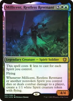 Millicent, Restless Revenant - FOIL - Commander: Innistrad: Crimson Vow - MTG - Image 1