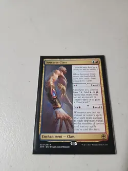 Sorcerer Class NM Adventures in the Forgotten Realms 233/281 MTG Regular - Image 1