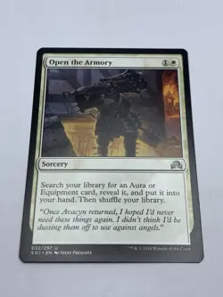 Open the Armory - Shadows Over Innistrad - MTG - UNC - Magic The Gathering - Image 2