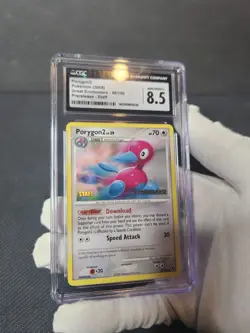 2008 Pokemon Great Encounters Prerelease STAFF Porygon2 #49 CGC 8.5 like PSA - Image 2