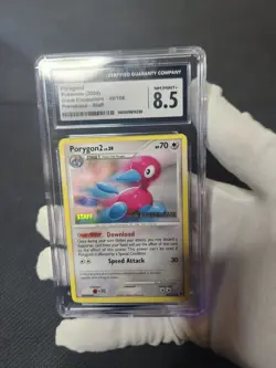 2008 Pokemon Great Encounters Prerelease STAFF Porygon2 #49 CGC 8.5 like PSA - Image 5