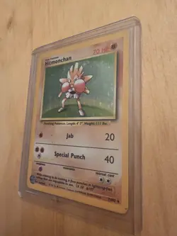 Pokemon Hitmonchan Base Set Holo Rare 70 HP 7/102 Wizards 1999 Card - Image 2