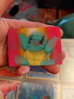 1998 Pokemon Video Pioneer Lenticular Squirtle Viz Promo Card Pika-0023D MP - Image 4