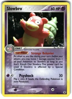 Slowbro Holo MP 14/112 Pokemon FireRed & LeafGreen - Image 1