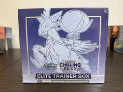 Pokemon TCG Sword & Shield Chilling Reign Elite Trainer Box - Image 1