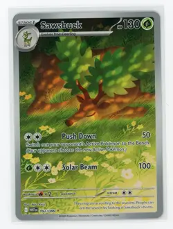 Pokemon - Sawsbuck 92/86 - White Flare - Illustration Rare - Image 1