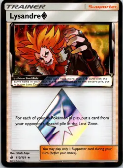 Lysandre Prism Star 110/131 SM - Forbidden Light NM Holo Pokemon TCG - Image 1