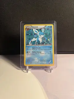 Pokemon Black & White Glaceon Black Star Promo Holo #BW90 - Image 1