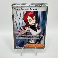 Pokemon Team Rocket's Ariana 224/182 Destined Rivals Ultra Rare UR Trainer Card - Image 1