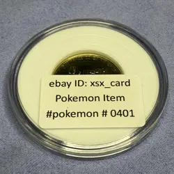 Pokemon 1997 Banpresto Metal Gold Coin - Nintendo - No.150 Mewtwo - #0401 - Image 2