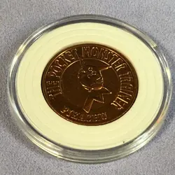 Pokemon 1997 Japanese Bandai Metal Battle Copper Coin - 025 Pikachu - #1193 - Image 1