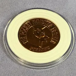 Pokemon 1997 Japanese Bandai Metal Battle Copper Coin - 025 Pikachu - #1193 - Image 2