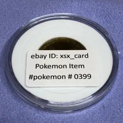 Pokemon 1997 Banpresto Metal Gold Coin - Nintendo - No.113 Chansey - #0399 - Image 2