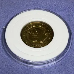 Pokemon 1997 Banpresto Metal Gold Coin - Nintendo - No.113 Chansey - #0399 - Image 3