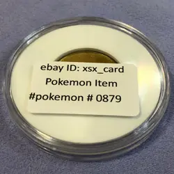 Pokemon 1997 Banpresto Metal Gold Coin - Nintendo - No.150 Mewtwo - #0879 - Image 2