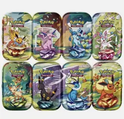 Pokemon TCG: Prismatic Evolutions Mini Tins Sealed New - Image 1