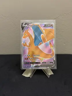Pokemon Charizard V SWSH050 Sword & Shield Champions Path ETB Promo Holo - Image 1