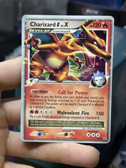 Charizard G LV.X DP45 Black Star Promo 2009 Holo Rare Pokemon Card TCG - Image 3