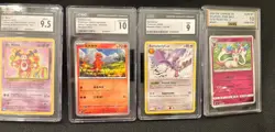 Pokemon CGC / PSA Slab Lot (4) – Charmander CGC 10, Sylveon, Aerodactyl,Mr Mime - Image 1
