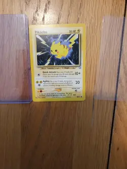 Pokemon TCG Pikachu 70/111 Neo Genesis Regular Common Non Holo - Lightly Played - Image 2