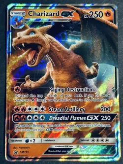 Charizard GX SM195 Black Star Promo Pokemon Detective Pikachu NM - Image 2