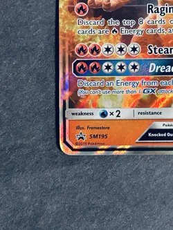 Charizard GX SM195 Black Star Promo Pokemon Detective Pikachu NM - Image 5