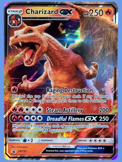 Charizard GX 2019 Pokemon Sun Moon Black Star Promo #SM195 NM/MINT☆ See Pics! - Image 2