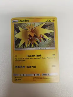 Pokemon Zapdos SM145 2018 Promo Black Star Holo Rare (Pokemon TGC) MP - Image 1