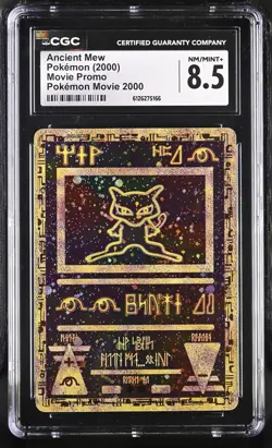 CGC 8.5 Ancient Mew 2000 Movie Promo Reverse Holo Pokemon Card - Image 1