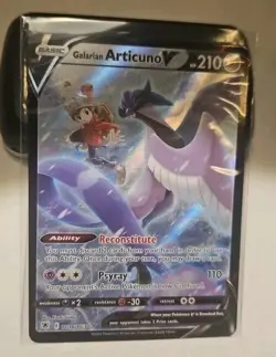 Pokemon TCG Brilliant Stars - Galarian Articuno V Holo - TG16/TG30 (CS) FREE SHI - Image 1