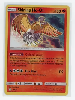 Pokemon TCG - Shining Ho- Oh SM70 - Sun & Moon Promos - Holo - Image 1