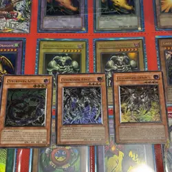 Yugioh Cyberdark Horn Edge Keel CDIP-EN001 002 003 1st Ultimate EURO PRINT set - Image 1