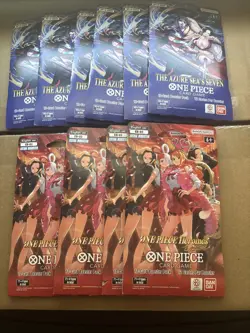 One Piece TCG The Azure Sea’s Seven OP-14 , EB- 03 Booster Packs Lot Of 22 🔥🔥 - Image 1