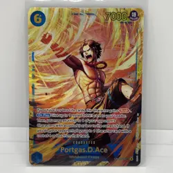 Portgas.D.Ace Alt Art OP13-119 SEC - Carrying on His Will One Piece ENGLISH - Image 1