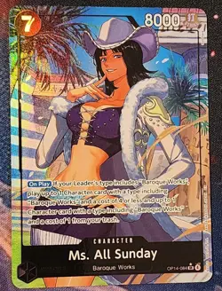 One Piece Ms. All Sunday Alternate Art SR OP14-084 English - Image 3
