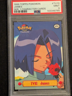 GRADED PSA 9 1999 Topps Pokemon James SER. 1 Character Cards #TV10 - Image 1